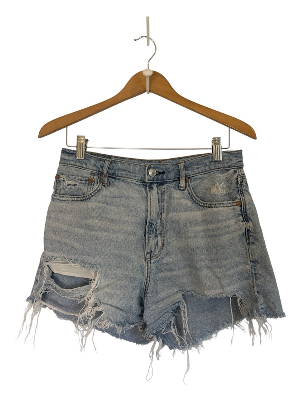 American Eagle Highest Rise 90s Boyfriend Short Distressed Size 8